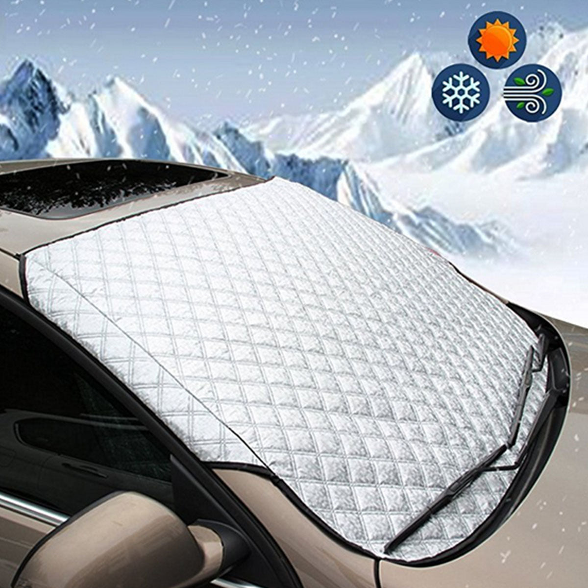 147*70cm WINDSCREEN COVER Car Window Screen sunlight Frost Ice Snow Dust Protector