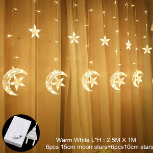 Curtain Fairy String Light LED Christmas Decorations for Home Garland Xmas Light Christmas Valentines 2019 Navidad Ornament Gift