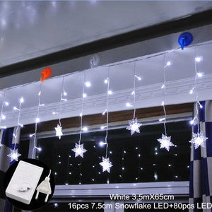 Curtain Fairy String Light LED Christmas Decorations for Home Garland Xmas Light Christmas Valentines 2019 Navidad Ornament Gift