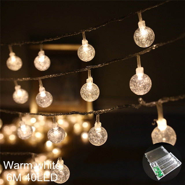 Curtain Fairy String Light LED Christmas Decorations for Home Garland Xmas Light Christmas Valentines 2019 Navidad Ornament Gift