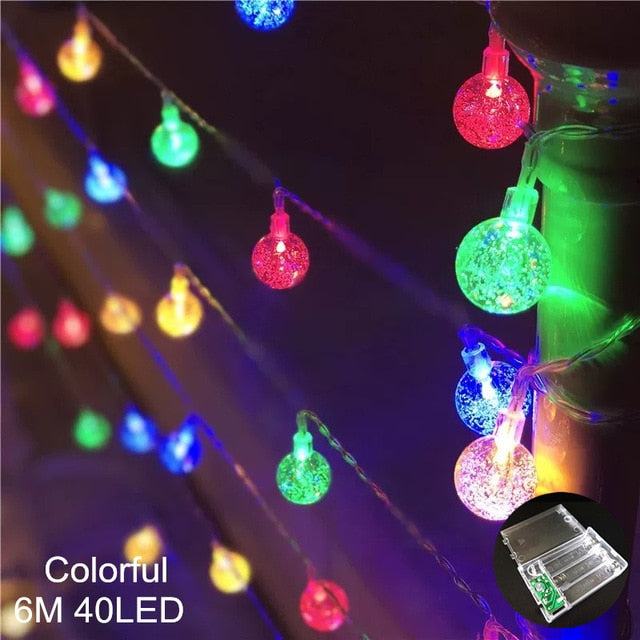 Curtain Fairy String Light LED Christmas Decorations for Home Garland Xmas Light Christmas Valentines 2019 Navidad Ornament Gift