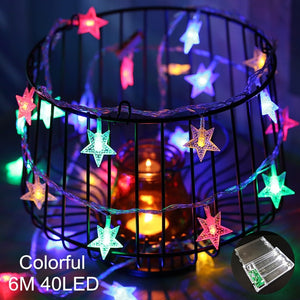 Curtain Fairy String Light LED Christmas Decorations for Home Garland Xmas Light Christmas Valentines 2019 Navidad Ornament Gift