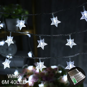 Curtain Fairy String Light LED Christmas Decorations for Home Garland Xmas Light Christmas Valentines 2019 Navidad Ornament Gift