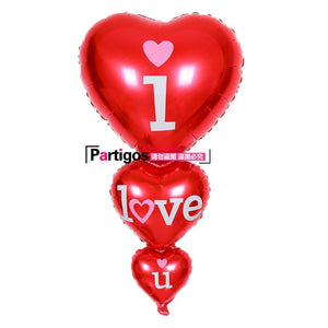 Ligatures LOVE Letter Foil Balloon Anniversary Wedding Valentines Day Party Decoration Love Letter Lip Balls Party Supplies